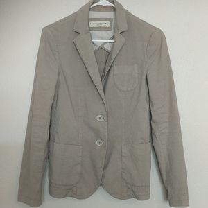 Italian Made Nationality Linen/Cotton Blend Blazer